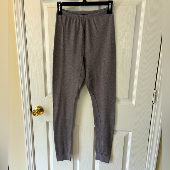 Thermal pants, fruit of the loom Heather Gray small like brand new unisex - Picture 2 of 7